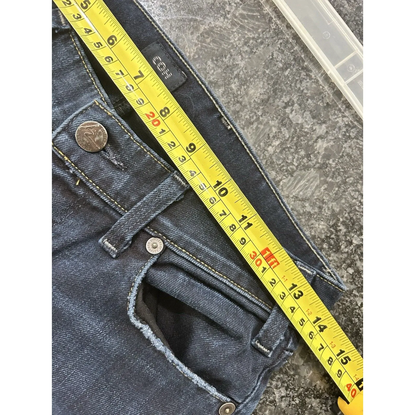 Citizens of Humanity Amber Stretch High Rise Bootcut Blue Denim Jeans Size 26 - Image 5