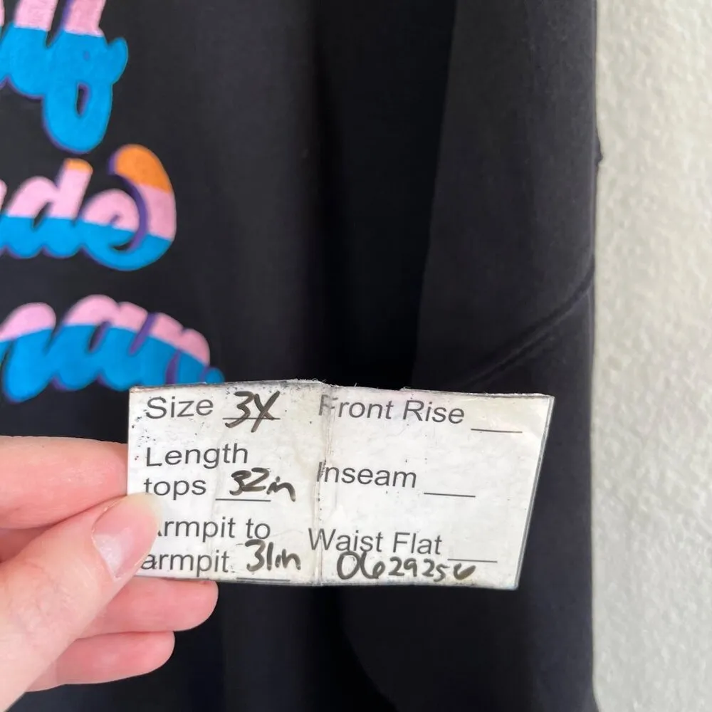 Good American x The B Project Self Made Human Black Sweatshirt 6 (3X) - Image 12