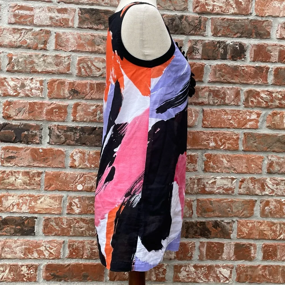 colorful abstract printed minidress / XS / Excellent condition - Image 5