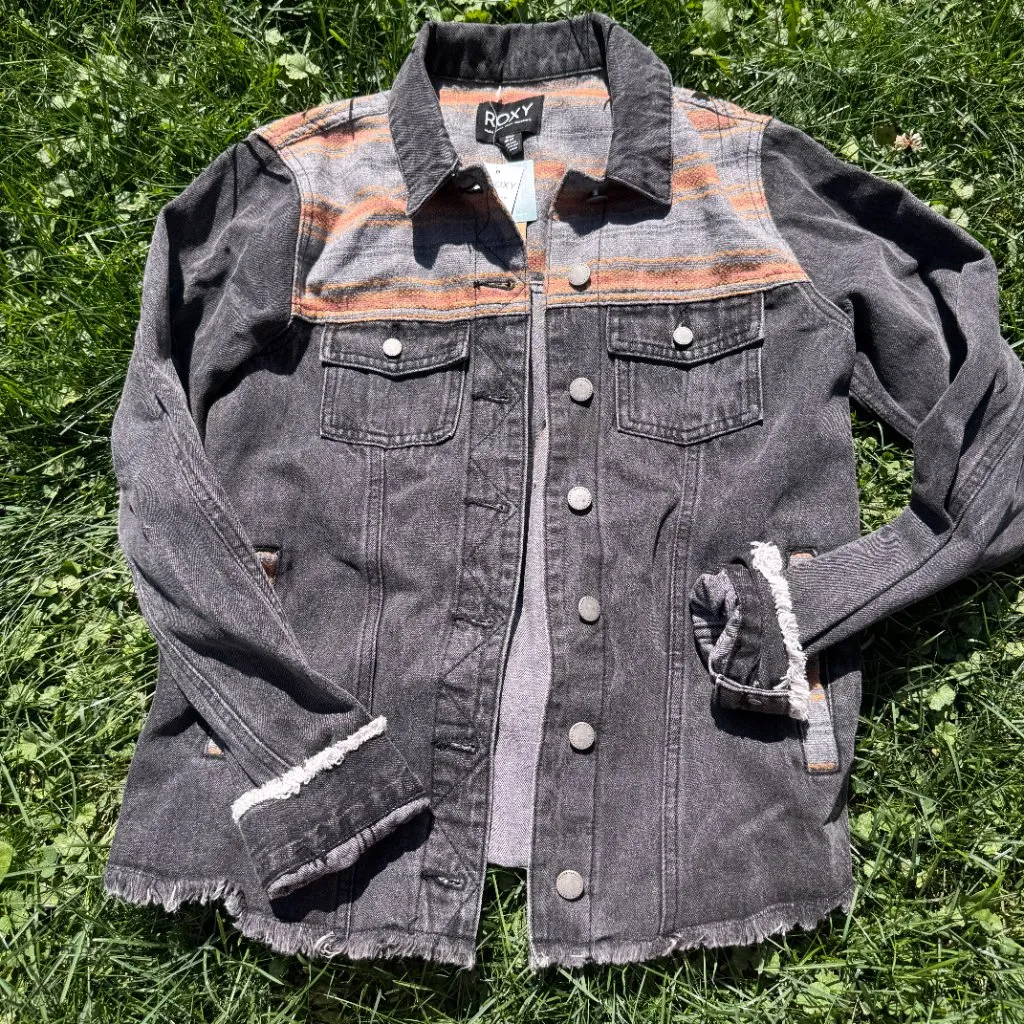 NWT Roxy Something New Denim Jacket - Image 3