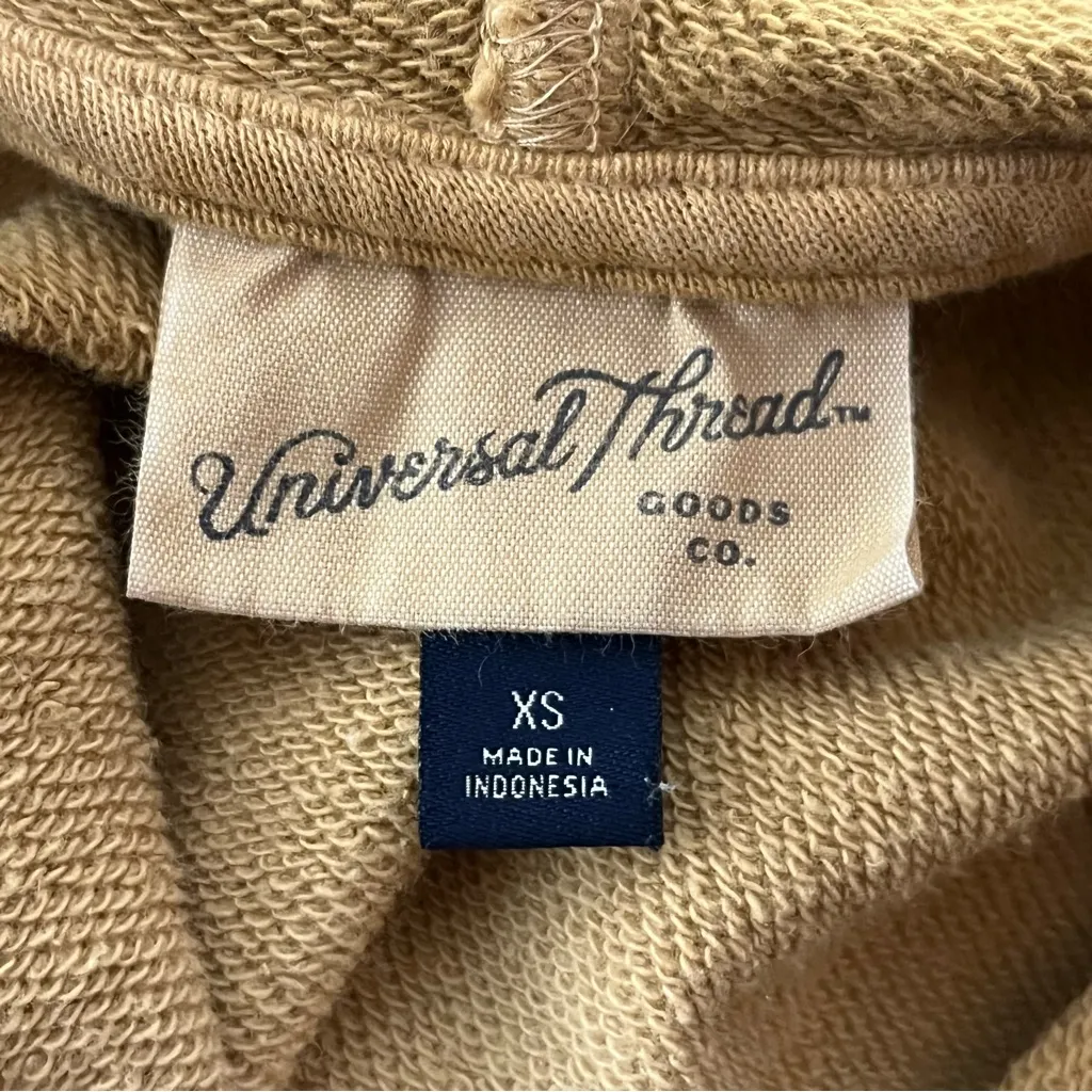 Universal Threads Universal Thread Dip Dye Hoodie Split Hem Kangaroo Pocket Sunset Pink XS - Image 4