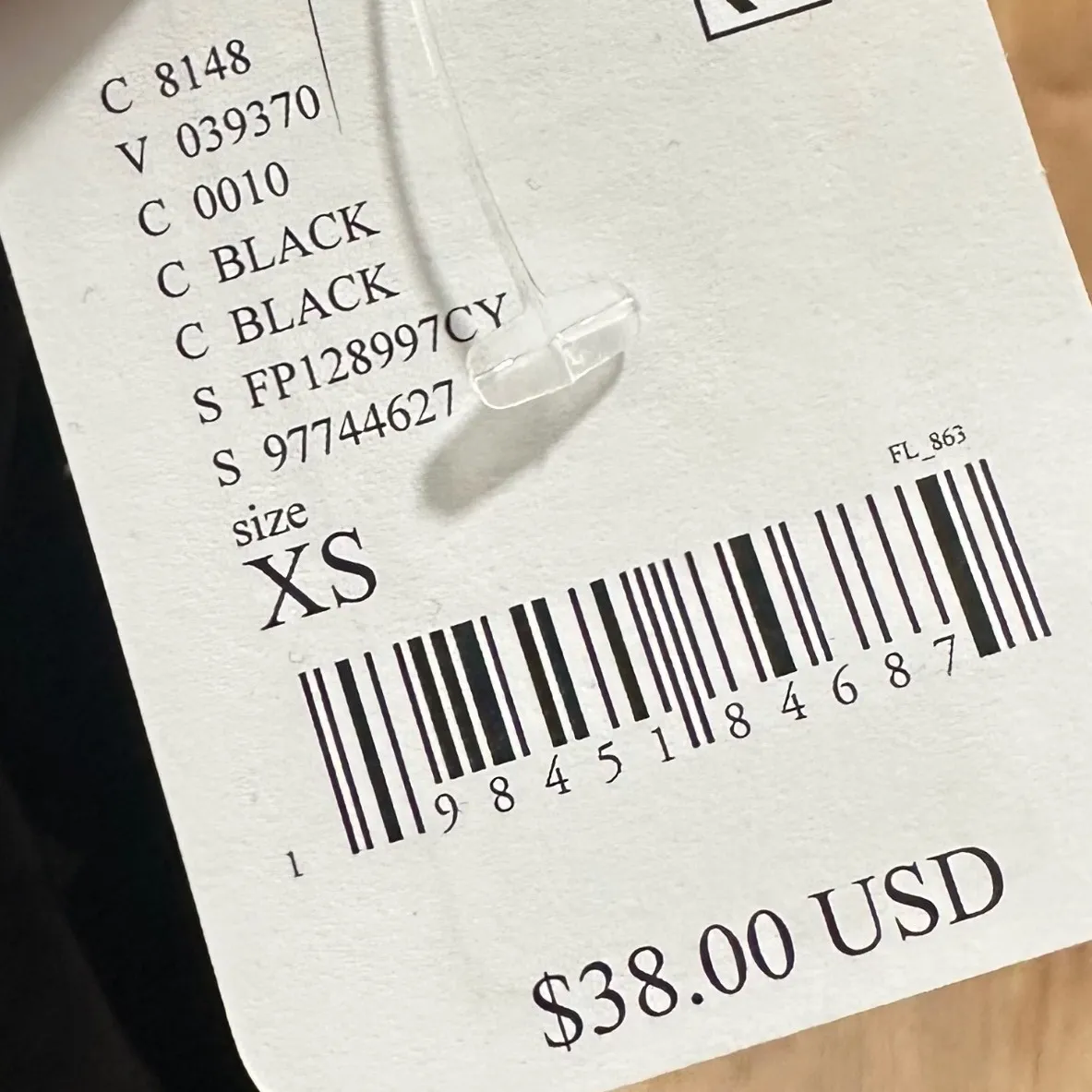 INTIMATELY FREE FP | NWT Still There Black Halter V Neck Peplum Y2K Tank Top, XS - Image 5