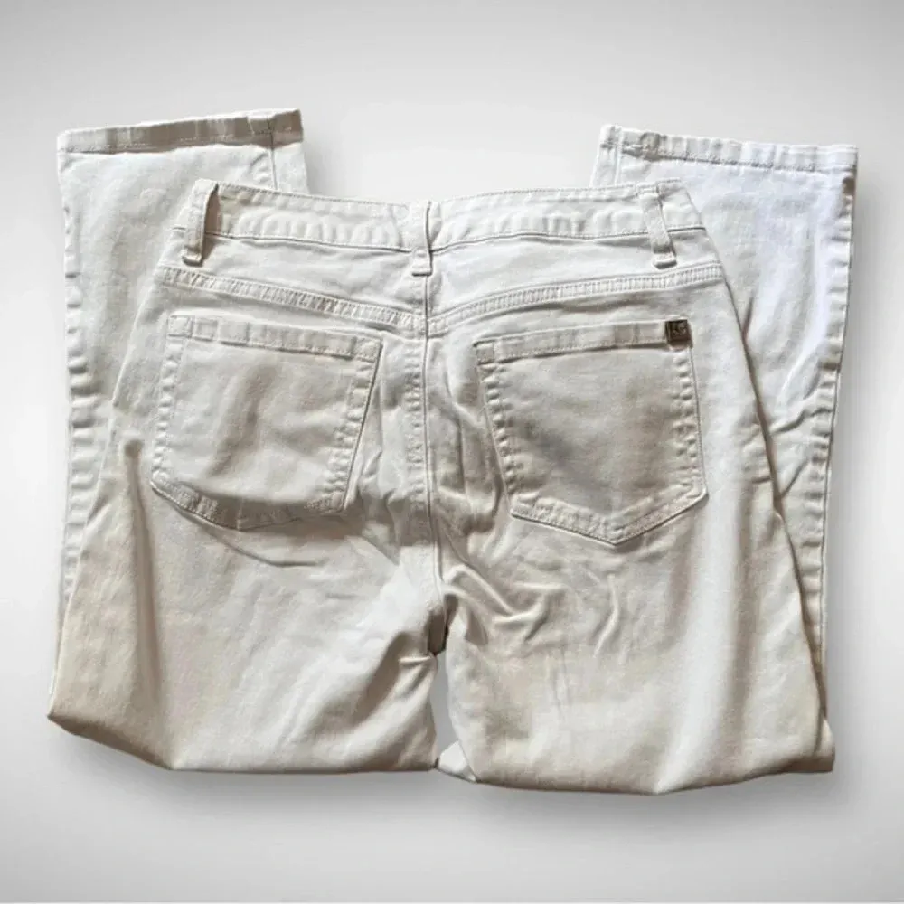 KARL LAGERFELD Paris High Rise White Jeans | Size‎ 6 - Image 4