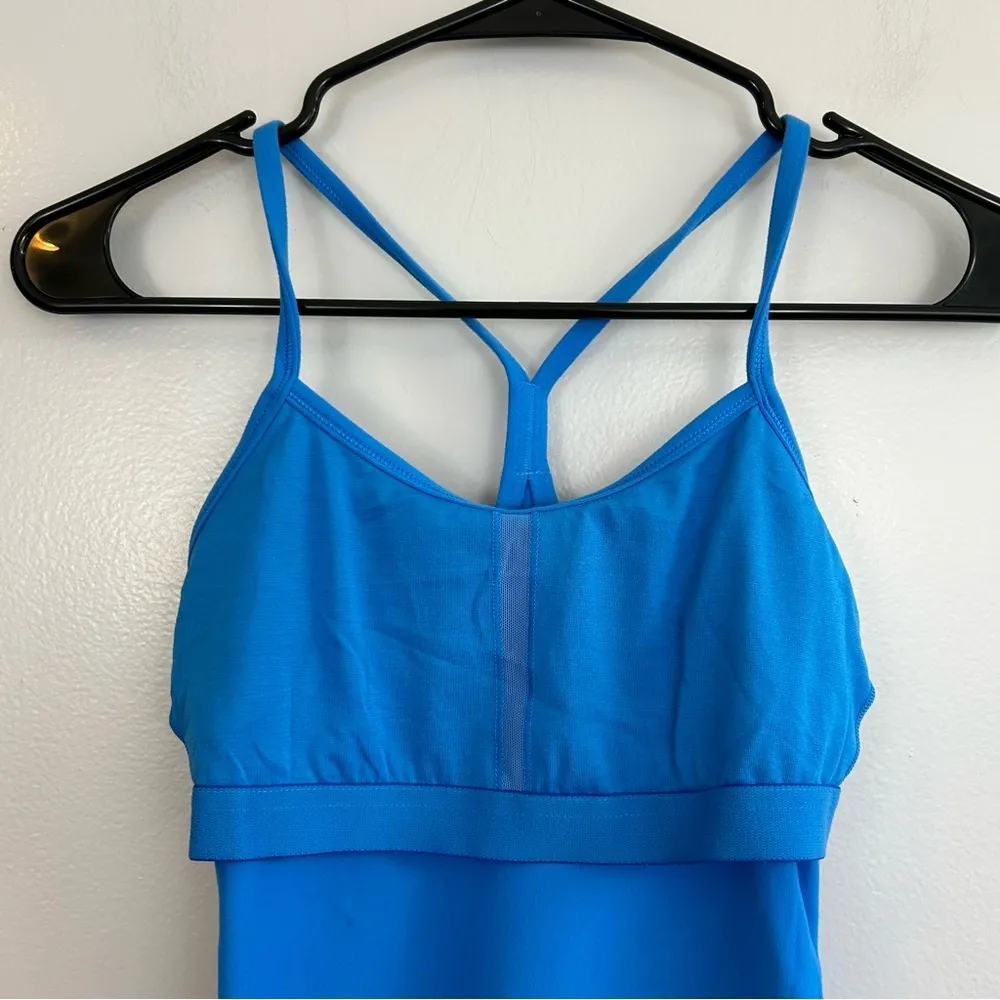 Blue Tank Top with Spaghetti Straps Size 2 - Image 9