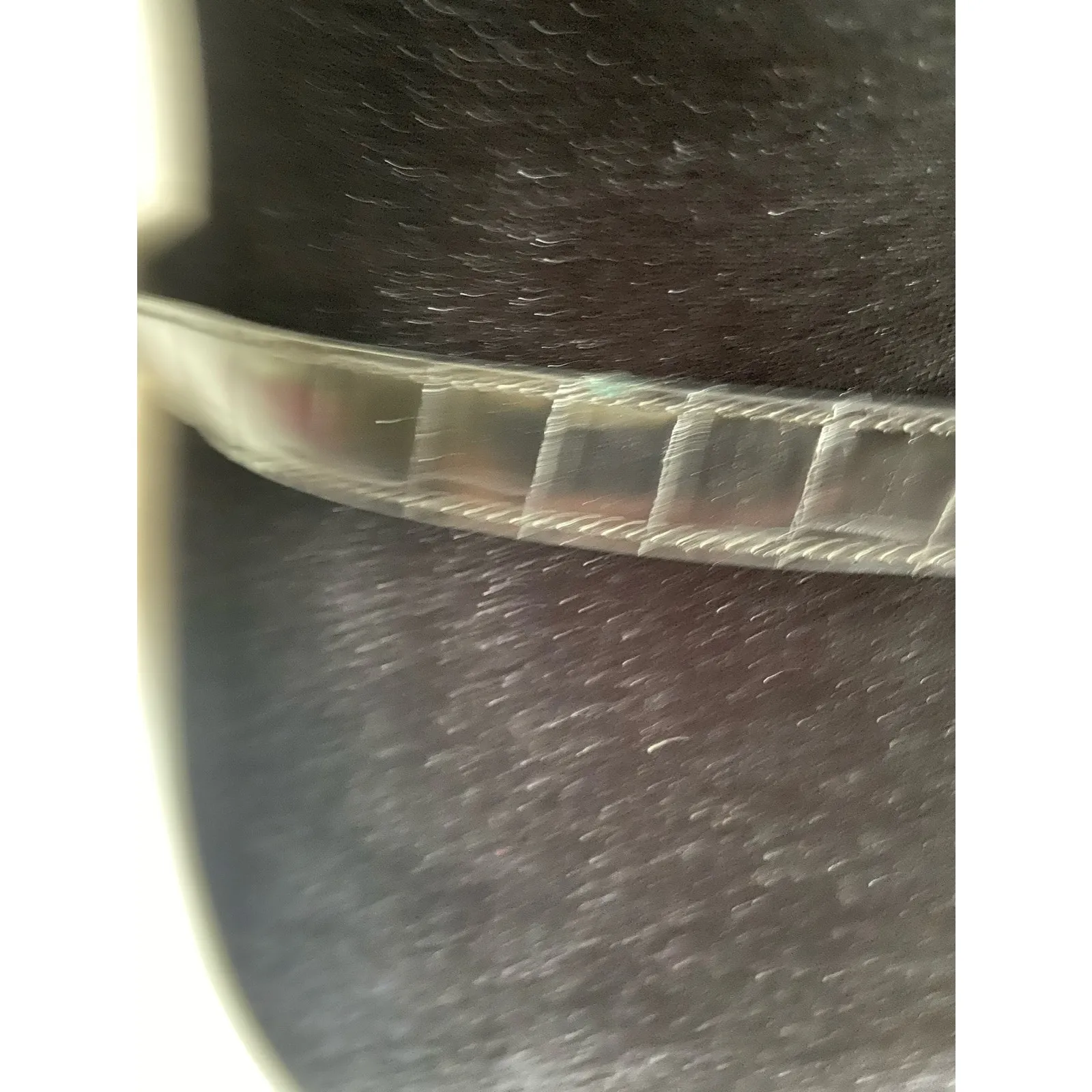 Brighton C6600 Reversible Brown‎ Black Thin Leather Belt Croc Embossed - Image 5