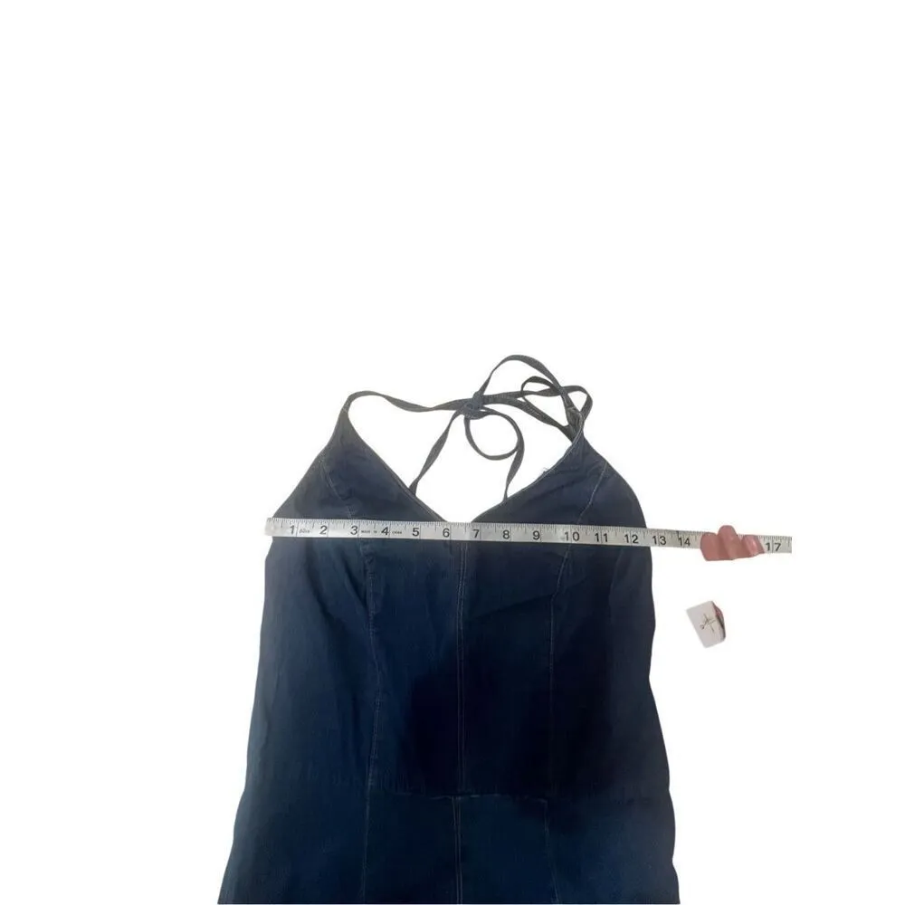 Premier Amour Camisole Jumpsuit Sz 8 NWT Blue - Image 6