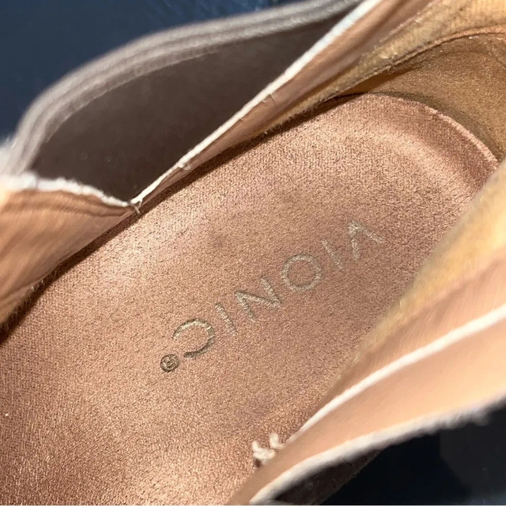 Vionic Gray Suede Paloma Wedge Booties - Image 7