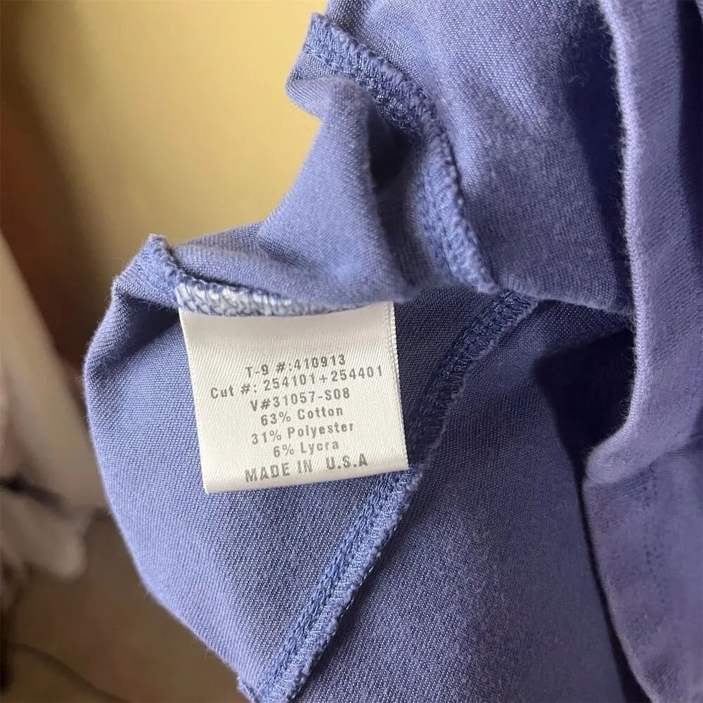 Title Nine Women's Short Sleeve Blue Polo Shirt Size Small Casual Outdoor Golf - Image 7