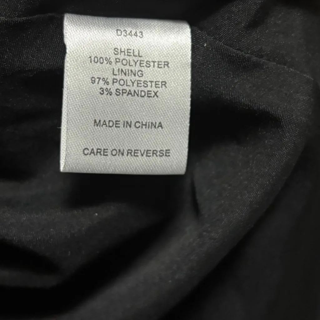 Alexia Admor Floral Black Midi Dress With Puff Sleeves Size 6 - Image 8