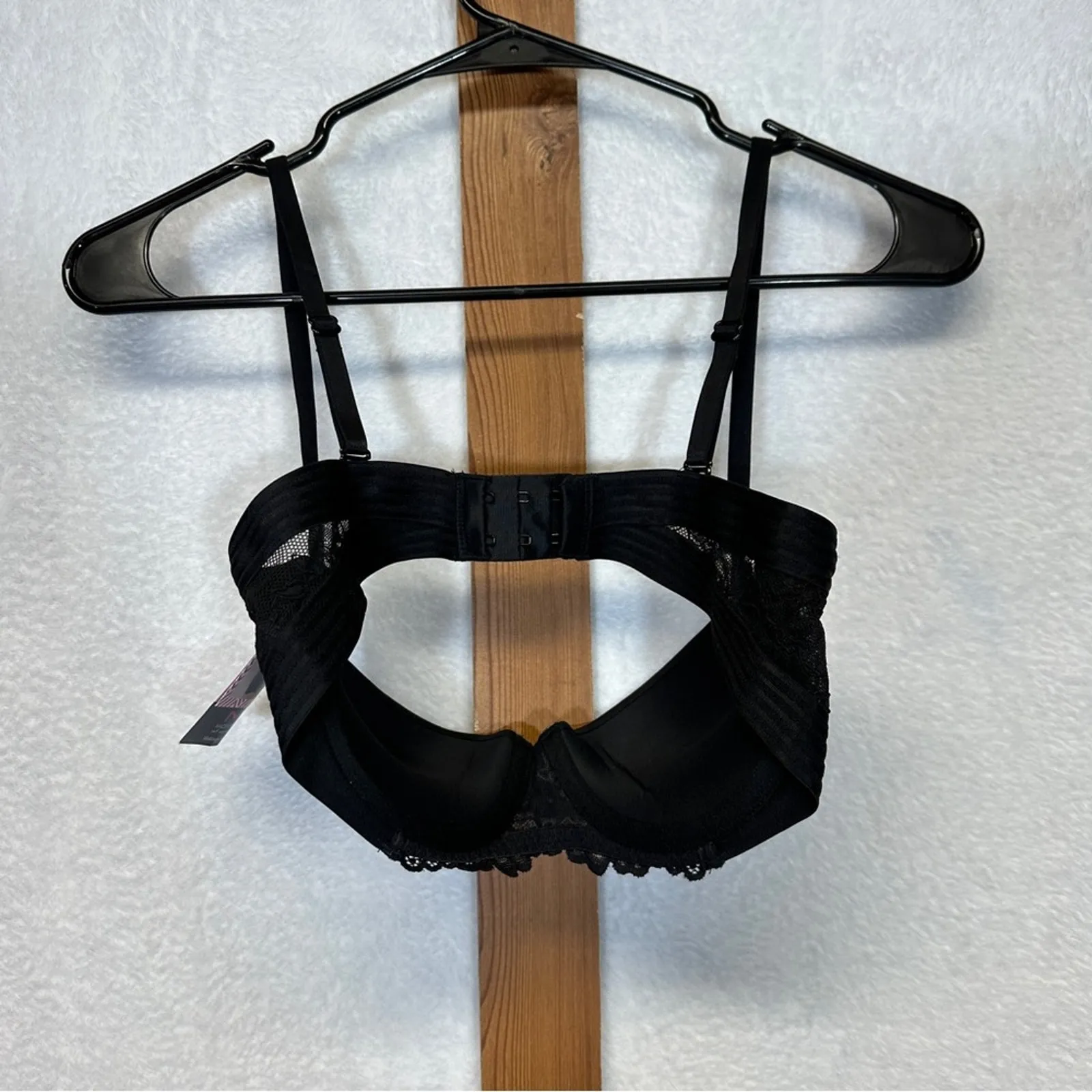 Maidenform Black‎ Push Up Convertible Straps Formed Cups Bra Size 34A - Image 3