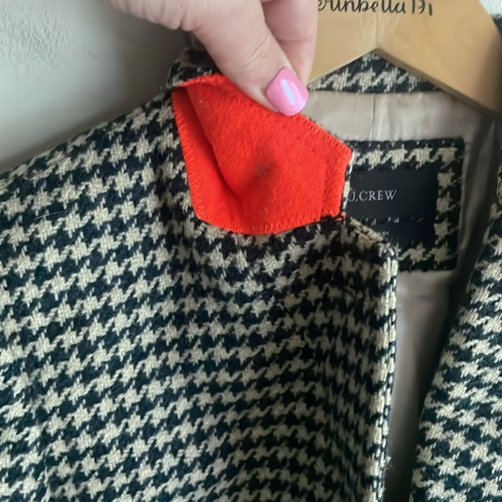 J.Crew School Boy Blazer Houndstooth Plaid Wool - Image 7