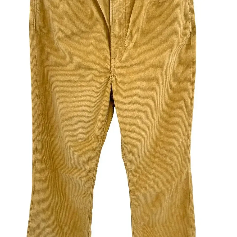 Levi's Ribcage Bootcut Corduroy Pants Camel Tan Beige  Size 29‎ - Image 7