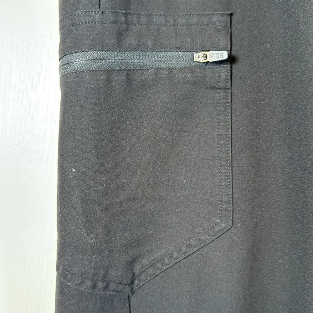 Figs Zamora Black Cargo Joggers Pharmacist Surgeon Nurse Doctor Pants XXL #2735 - Image 3