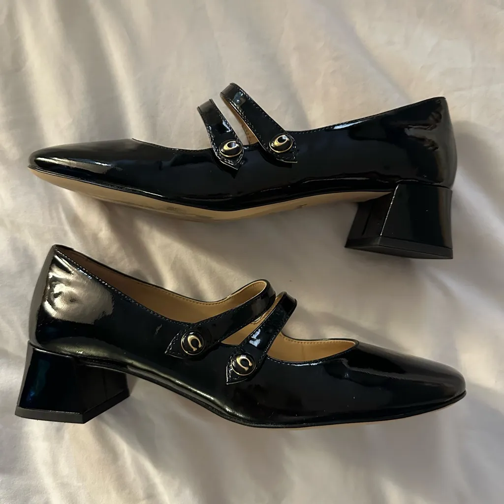 EUC Coach Black Women's Mary Jane Shoes - Image 5