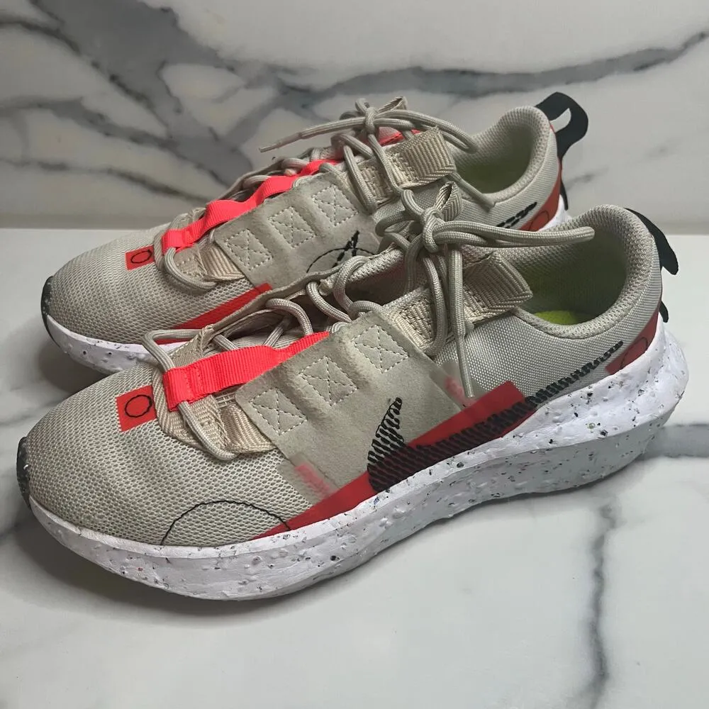 Nike Women's Light Bone Athletic Running Shoes Crater Impact Sneakers Sz 7.5 - Image 3