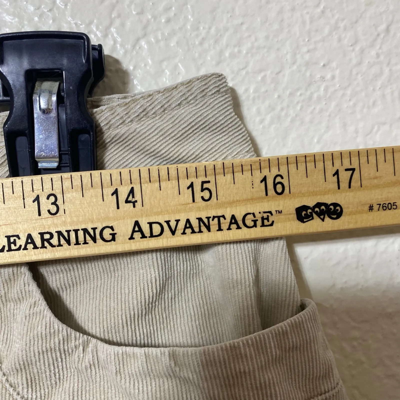 Massimo Dutti Y2K Corduroy Mini Skirt in Beige Size EU 38 US 8 - Image 3