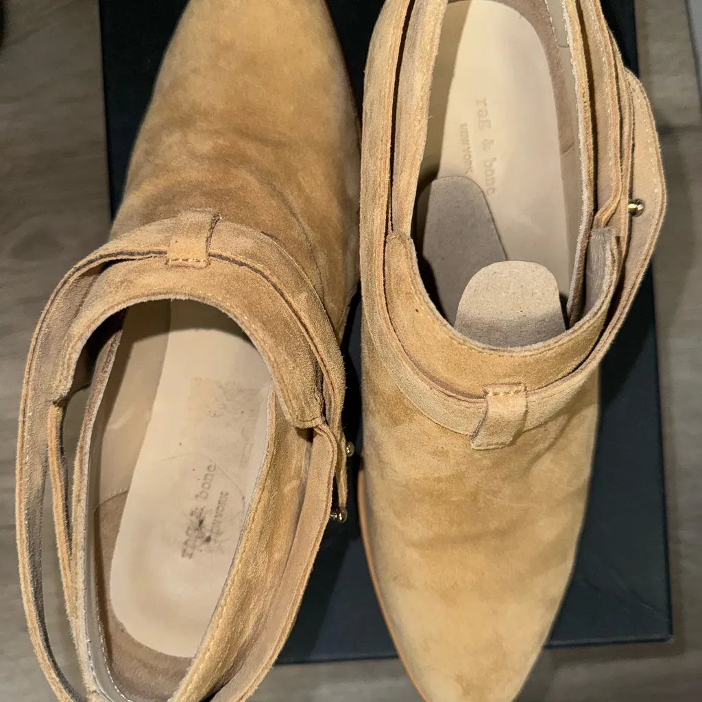 Rag‎ & Bone Harley Belted Suede Bootie - Image 9