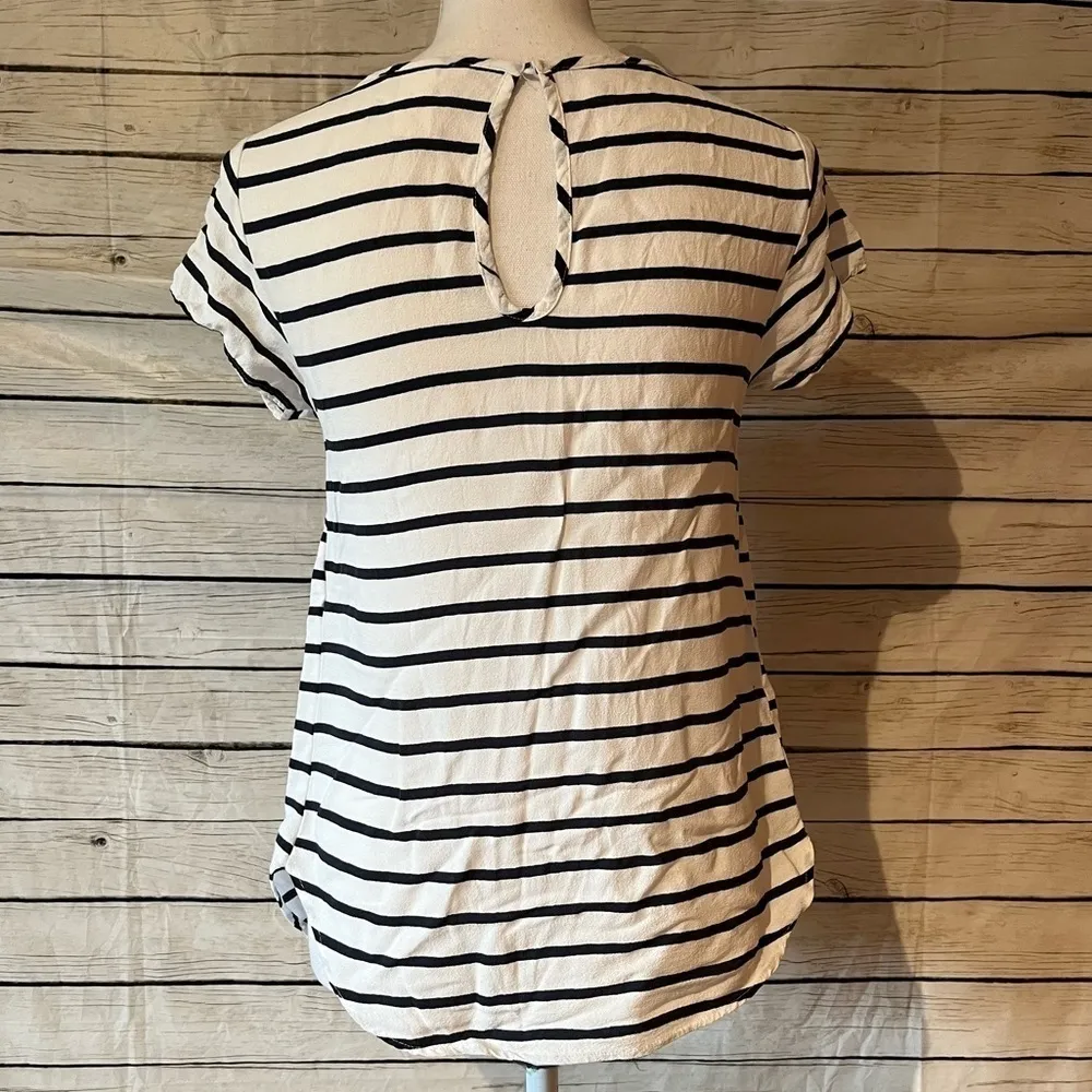 H&M Mama Striped T-Shirt Size Small - Image 5