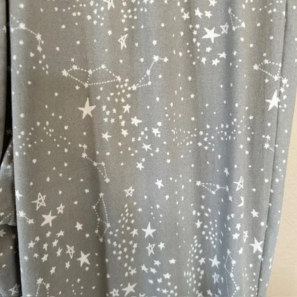 Eddie Bauer Gray & White Star Print Tank and Pajama Pants Set, size Small - Image 5