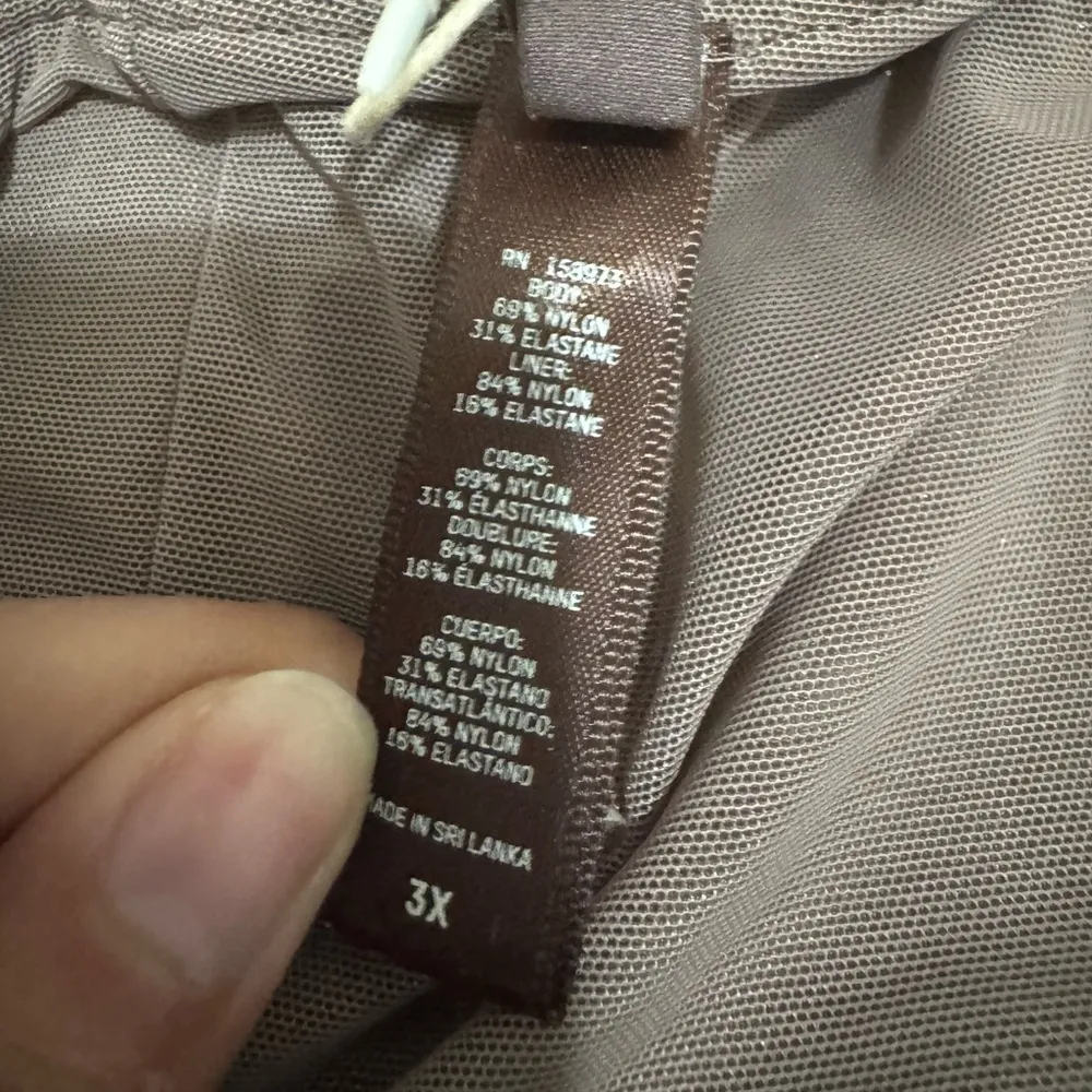 Skims Size 3X All-In-One One Shoulder Bodysuit Catsuit Umber Full Body Jumpsuit - Image 10