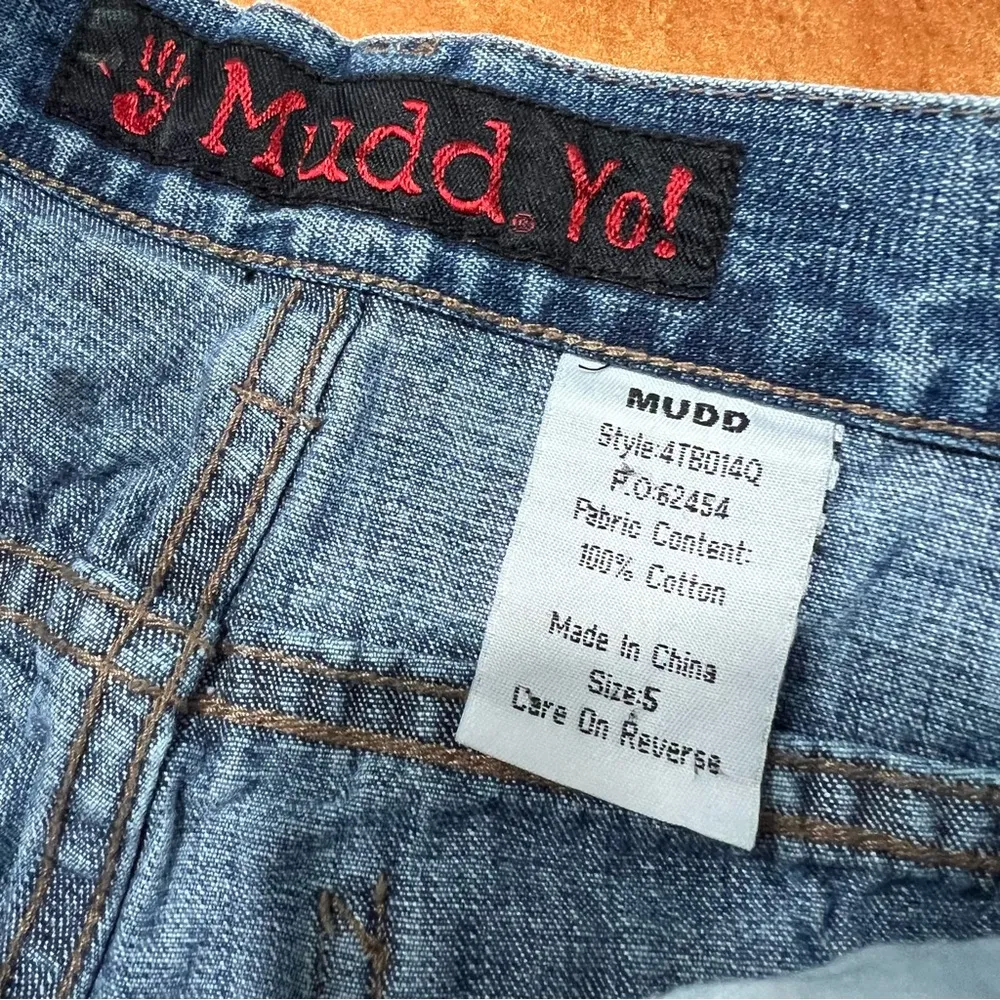 Vintage Mudd Jeans Kick Flare Capri Jeans size 5 Y2K 2000s - Image 6