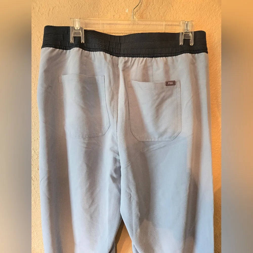Figs Blue Straight leg Scrub Pants Size Large - Image 9