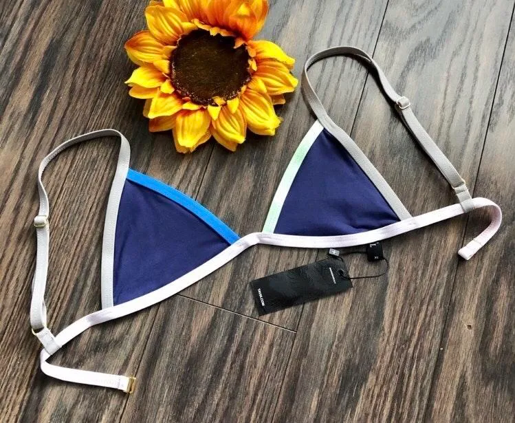 TAVIK JETT ColorBlocked Cobalt Bikini Top X•SMALL  - Image 6