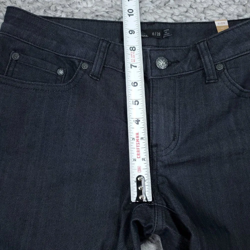 Prana Kara Rolled Skinny Jeans Denim Gray Size 6 28 Stretch Cuffed Low Rise - Image 12