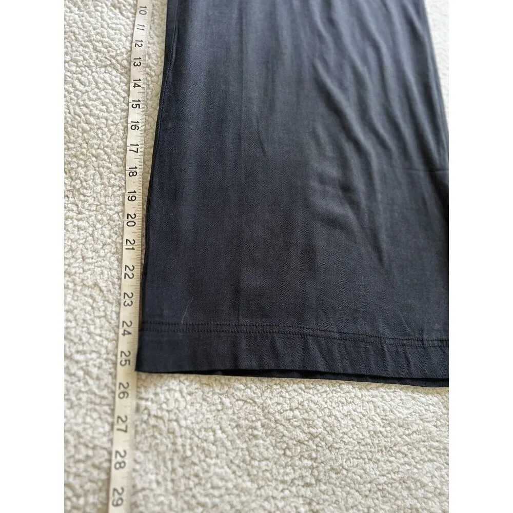 Madewell Amira Square-Neck Wide-Leg Sleeveless Jumpsuit Black Size 6 - Image 14