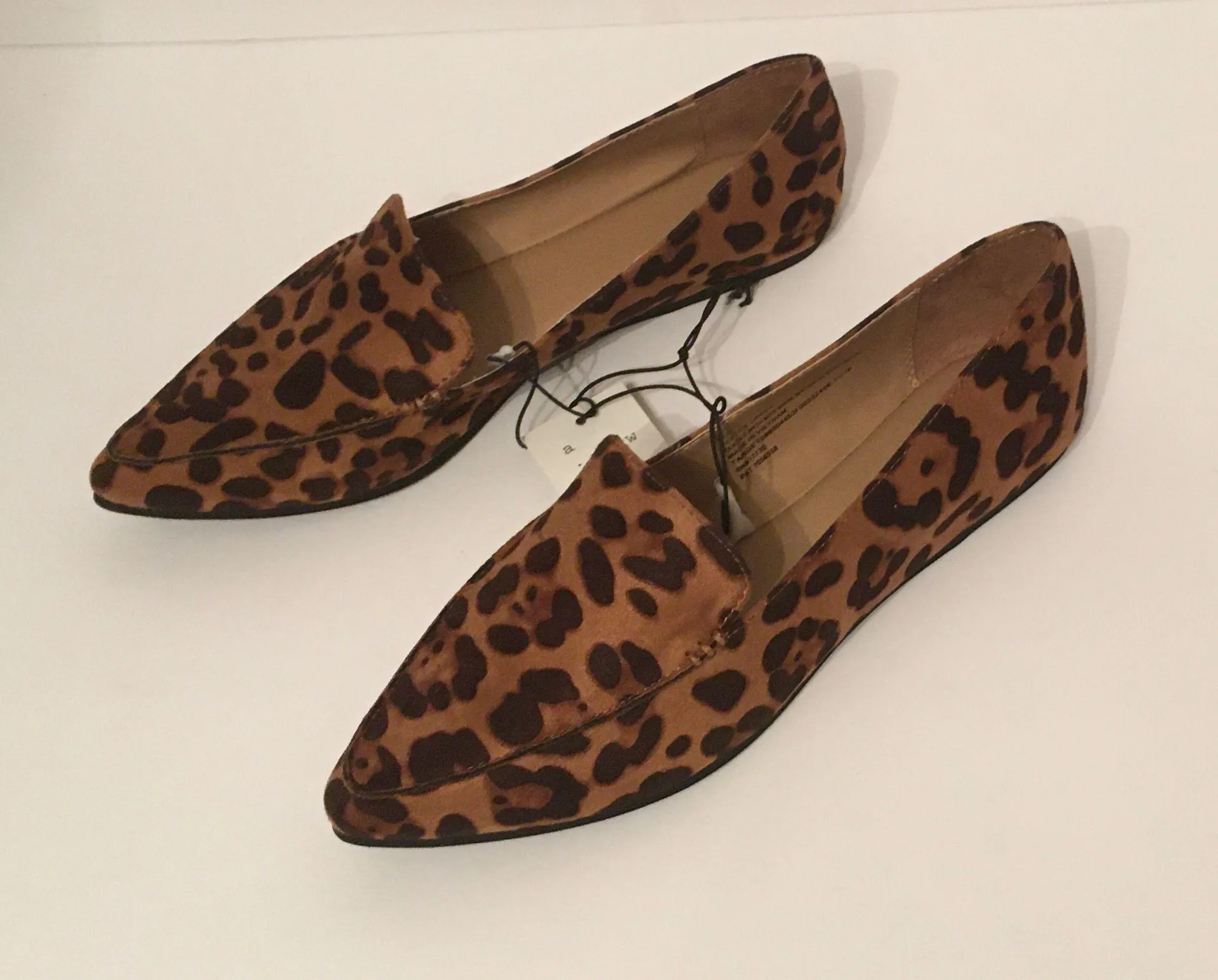 Leopard Print Loafers, Size 8 1/2 Brown - Image 3