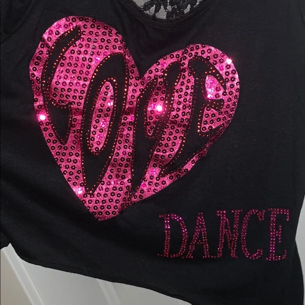 Love Dance Bling Shirt Size L - Image 2