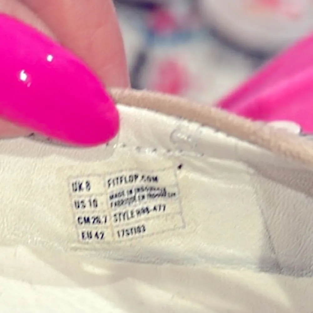 FITFLOP SEQUIN SUPERBALERINA PLATFORM BOW ROUND TOE COMFORT SHOES 10 - Image 8