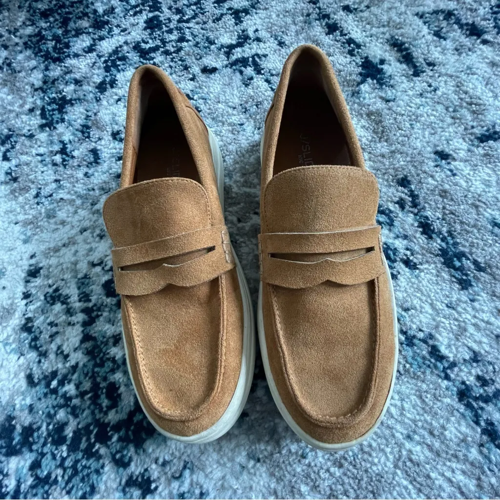 J slides loafers Tan Size 8.5 - Image 3