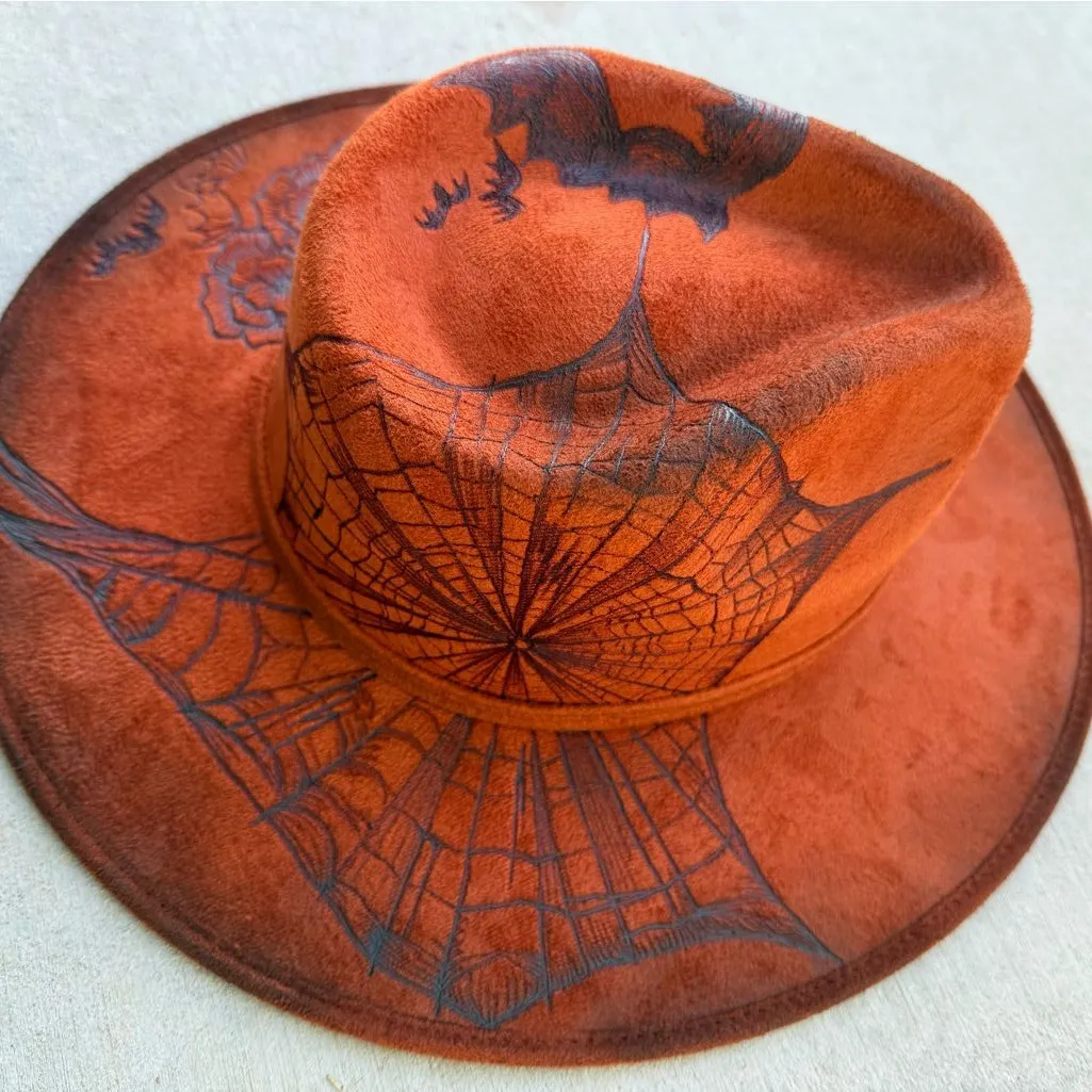 Orange and Black Halloween Themed Hat - Image 3