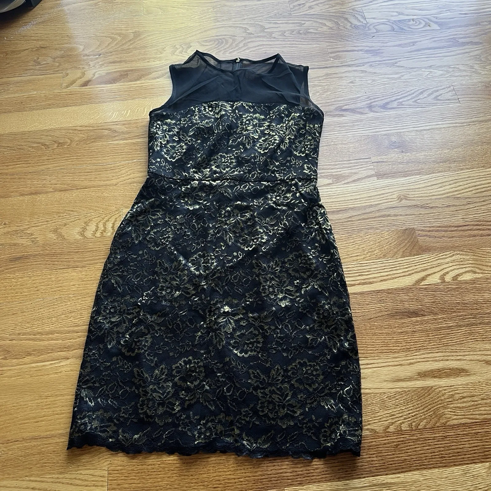 DVF Diane Von Furstenberg‎ Ivory Lace Silk Nisha Mini Dress Size 4 Small/Medium - Image 2