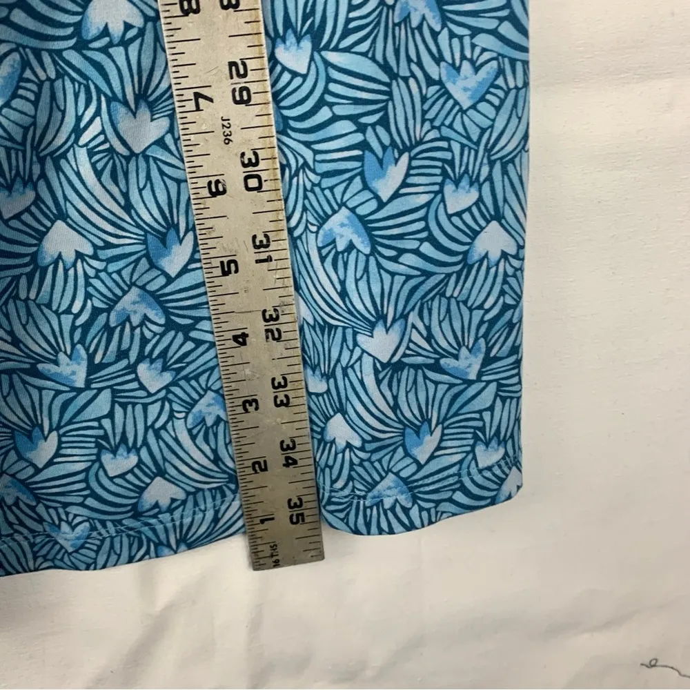 Patagonia women's small magnolia spring dress Lago blue floral active tank - Image 9