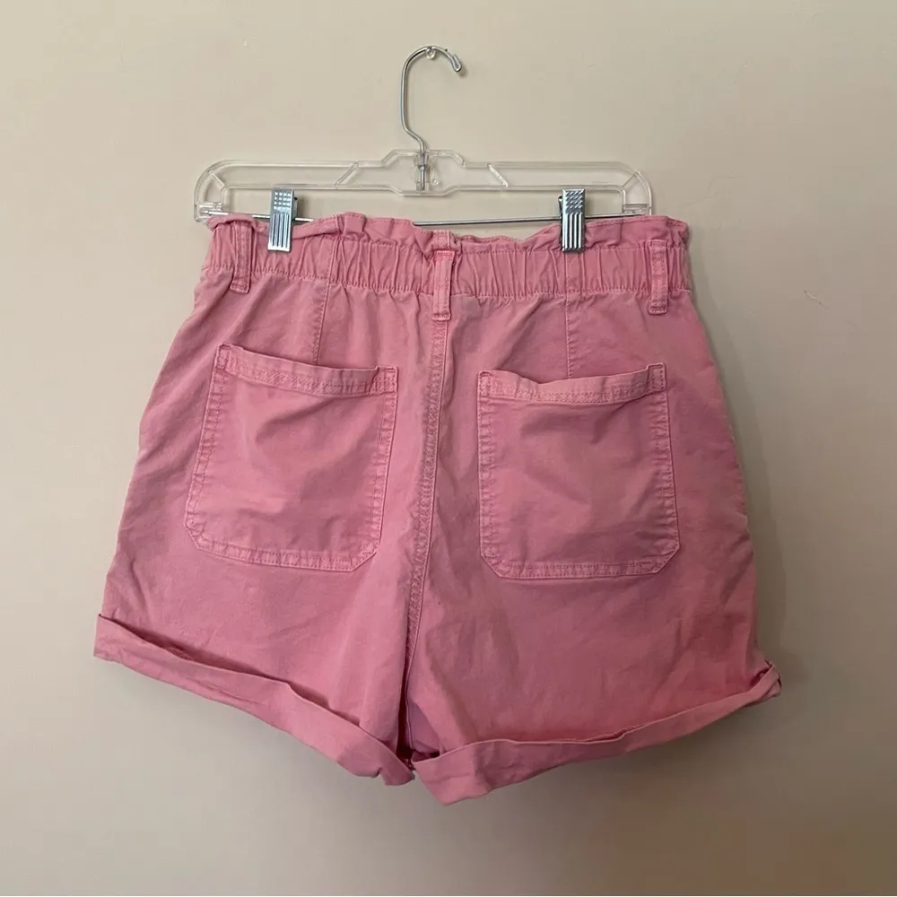 Universal Thread Pink High Waisted Ruffle Shorts - Image 10
