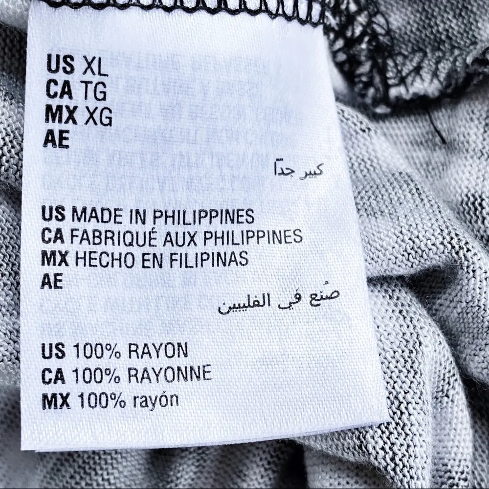 INC Lace Up Soft Knit Top Black Size XL - Image 10