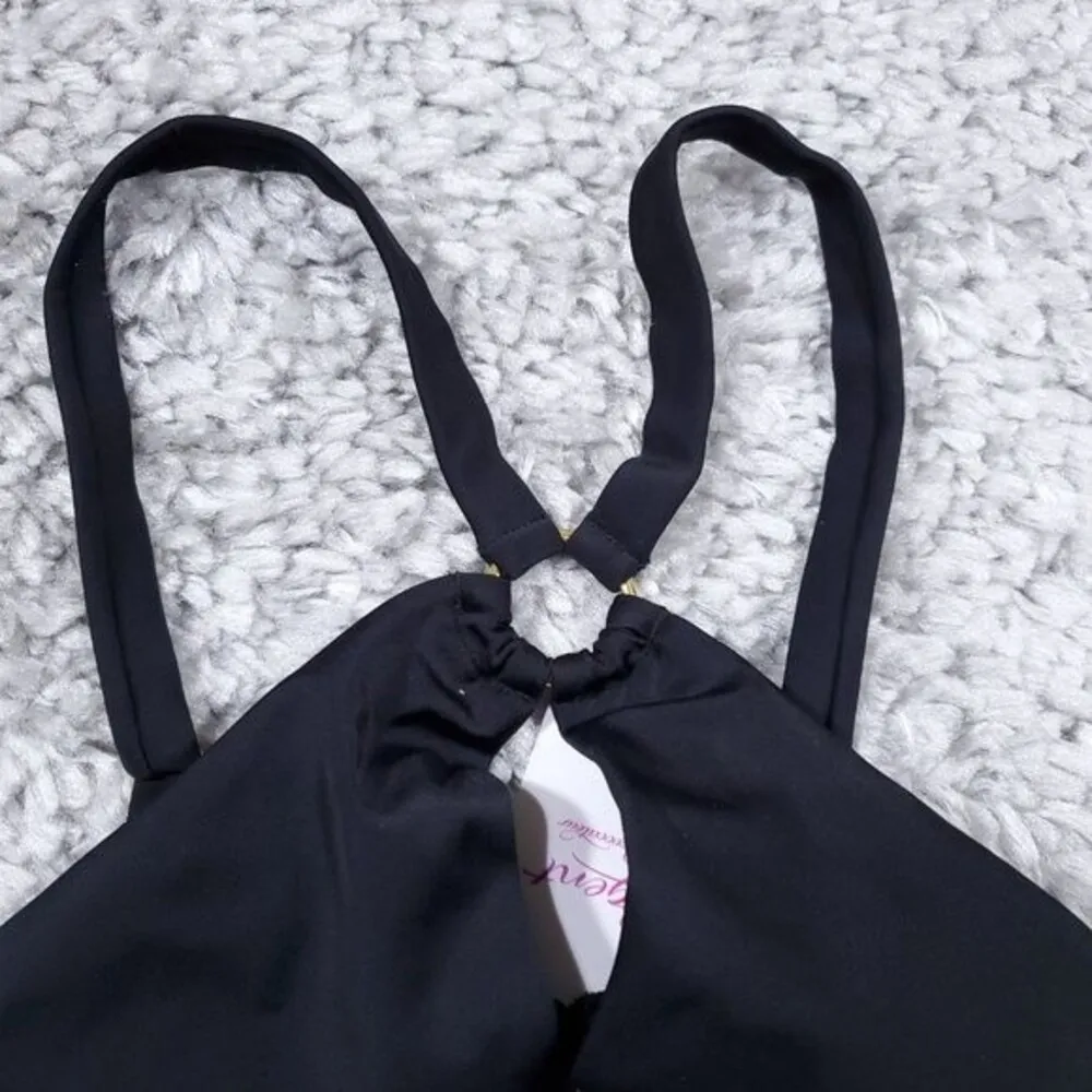 L'Agent by Agent Provocateur Adrina Swim Bikini Top Black Women's Size XS NWT - Image 4