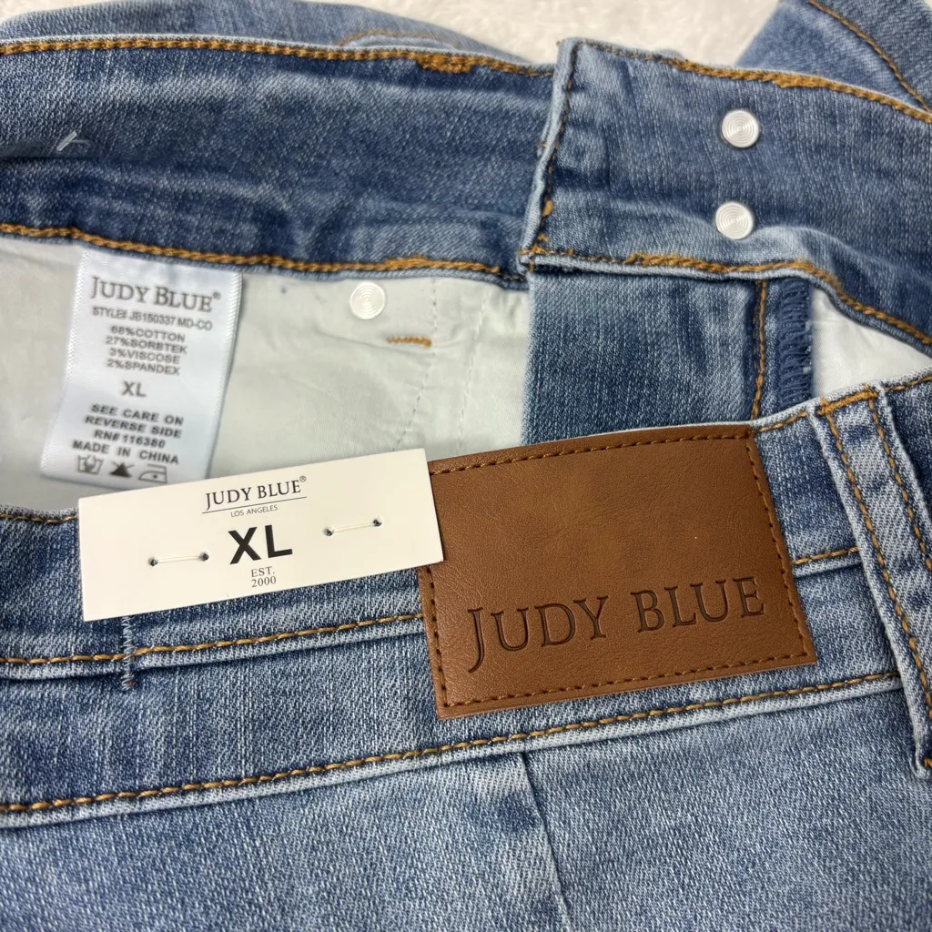 Judy Blue Blue Jean Shorts Size XL Style#JB150337 MD-CO   New - Image 11