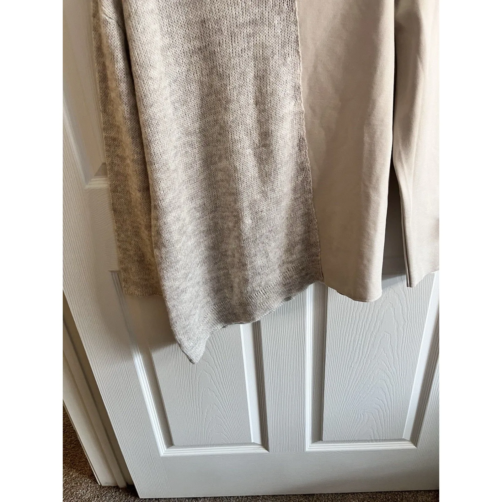 European Culture Sweater Women’s M Grey Oversized Hi - Image 6