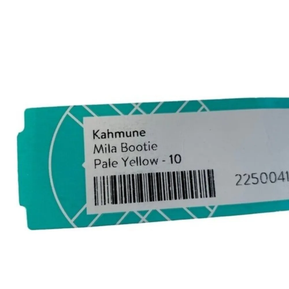 Kahmune Mila Leather Ankle Boot Bootie Light Pink Beige Size 40 NWT - Image 8