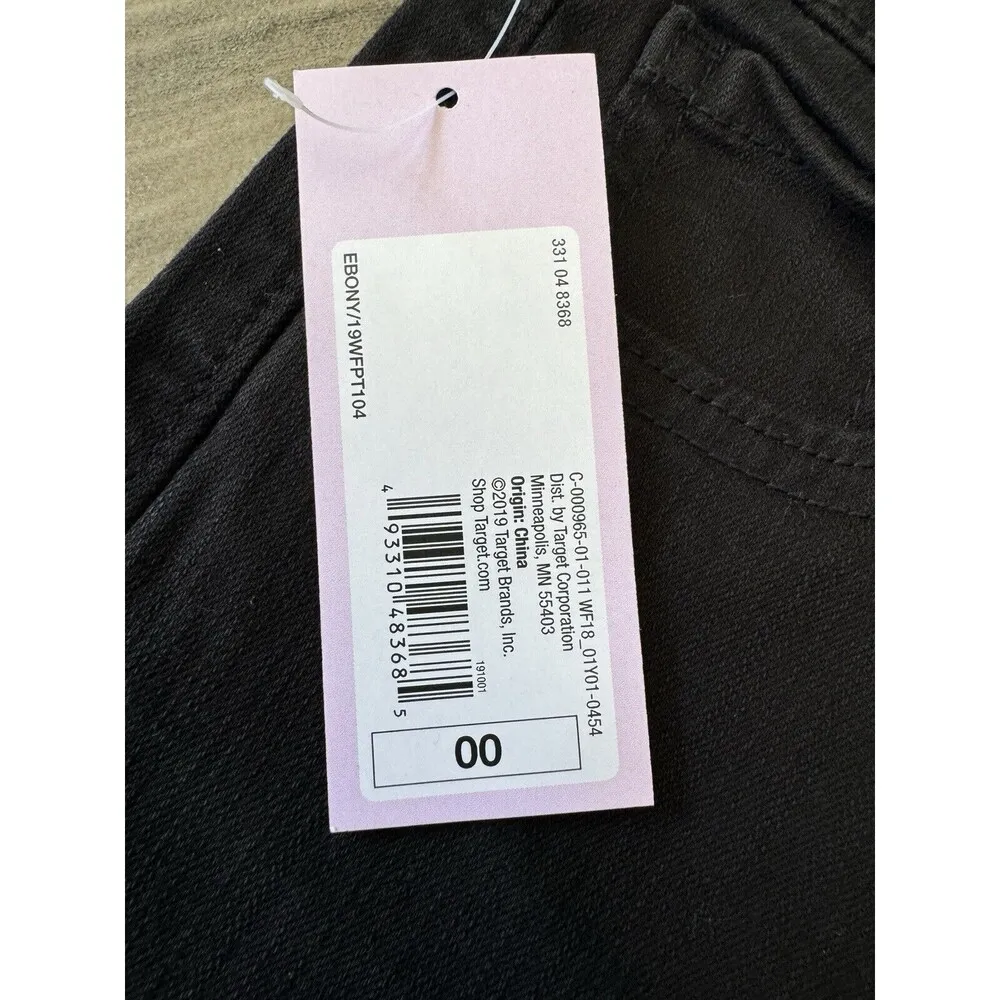 Wild Fable womens super-high rise Skinny jeans Black 00/24 W 29” In - Image 9