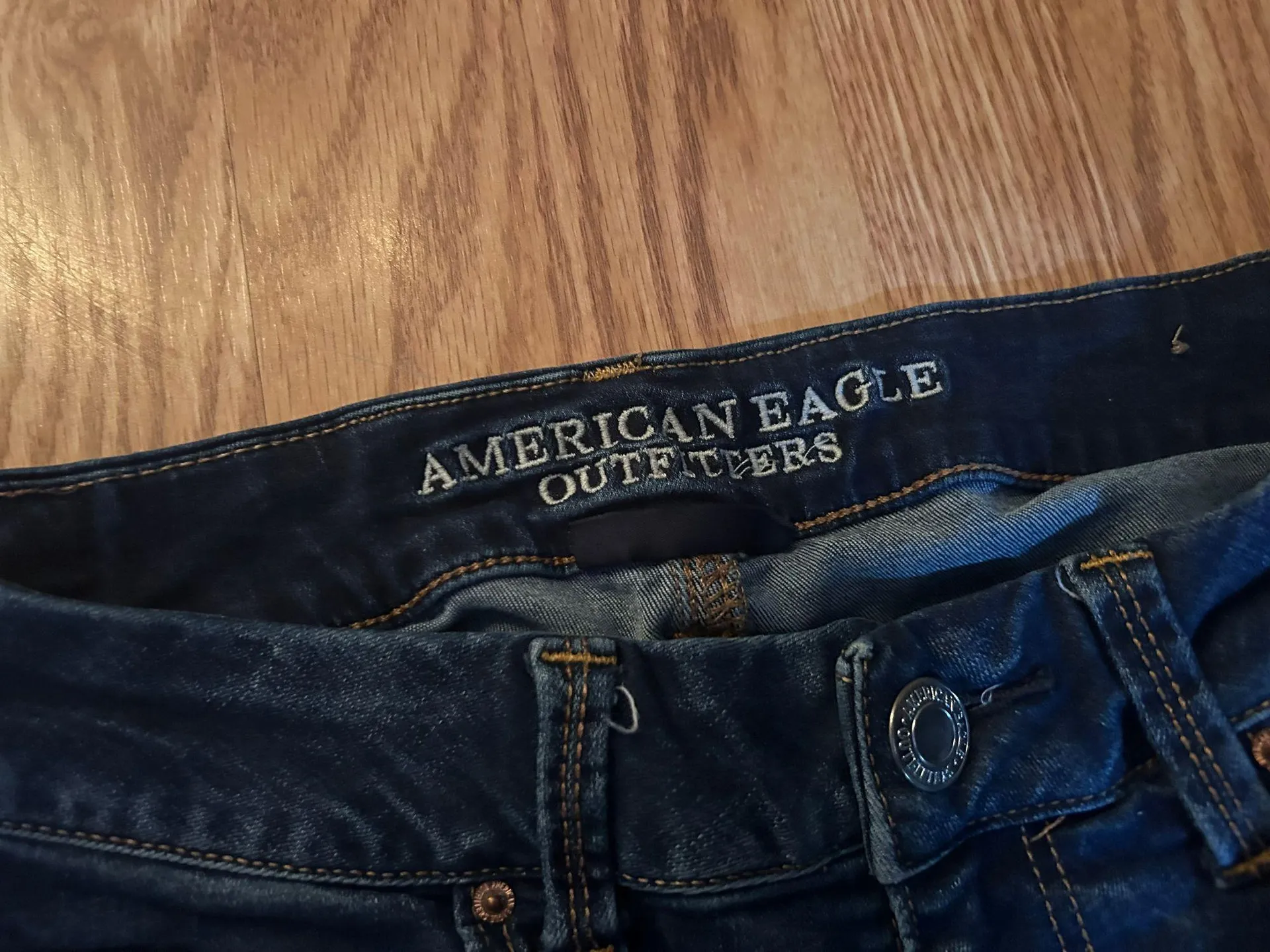 Dark Blue Bootcut Jeans - Image 3