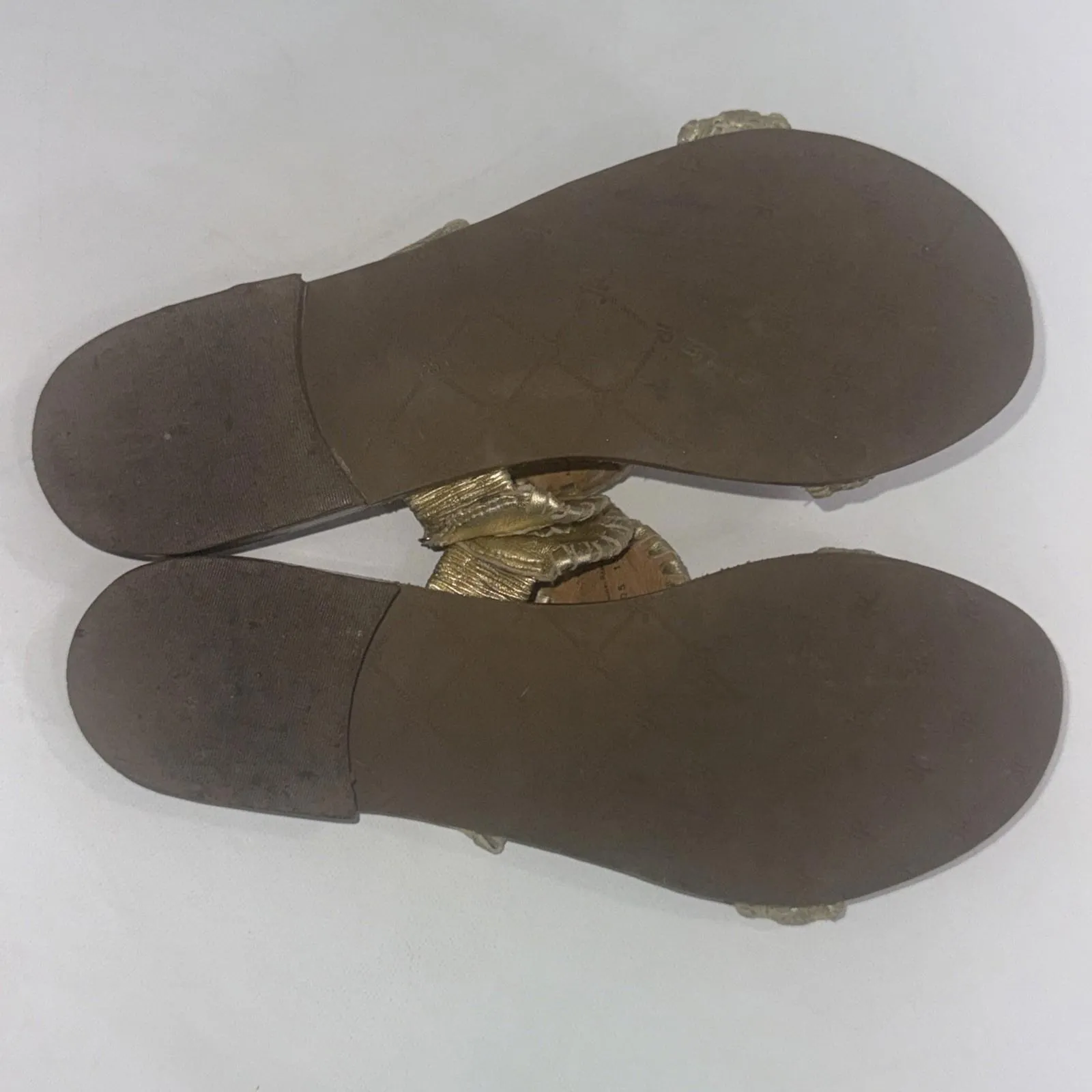 Jack Roberts Lauren Preppy Leather Slip-on Old Money Classy Sandals Size 8M - Image 12