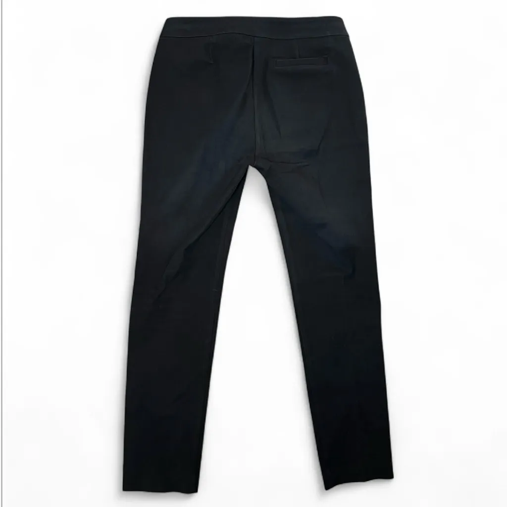 Eileen Fisher Black fitted cotton pants ankle length business casual work siren - Image 4