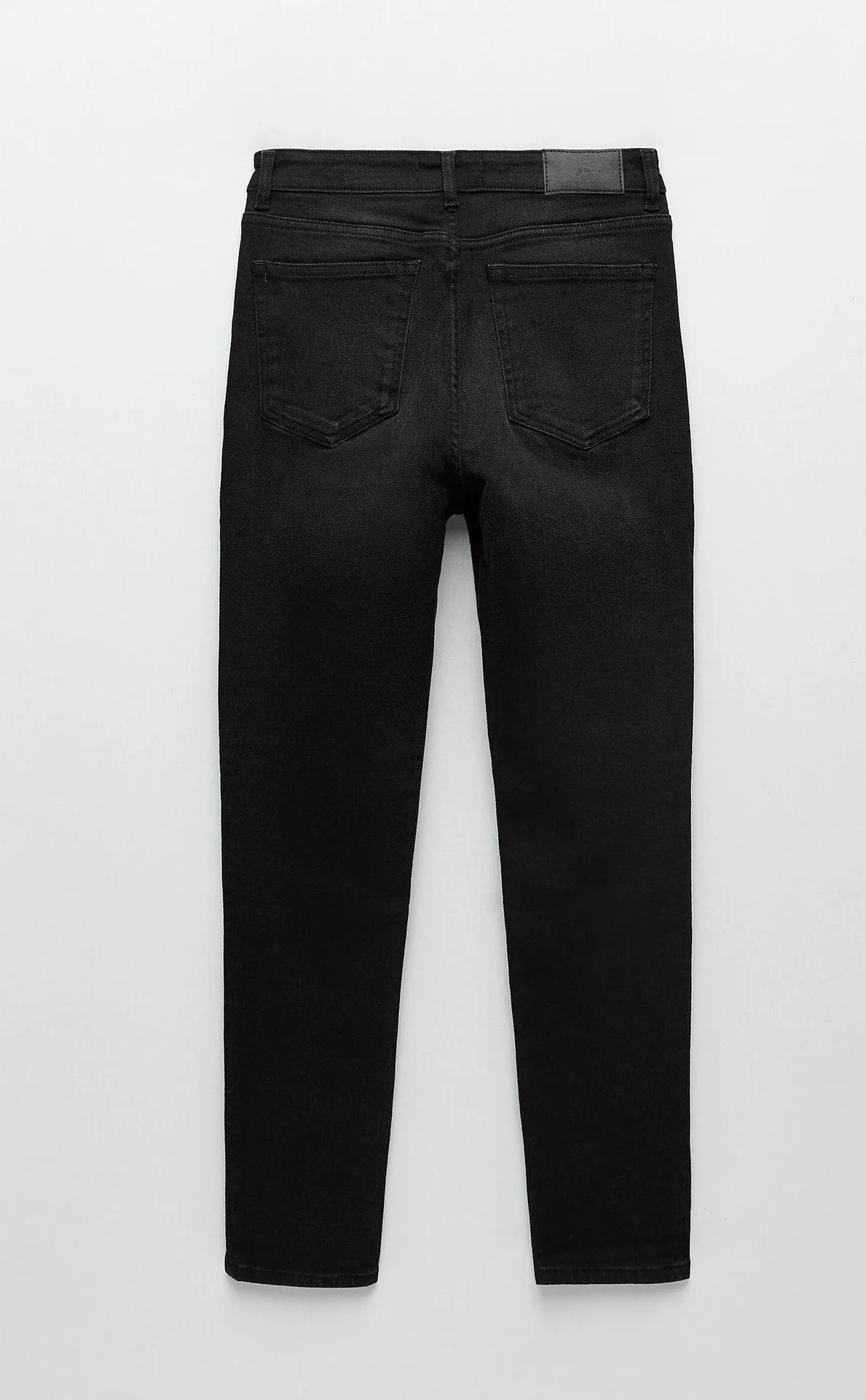 Faded Black Vintage Warm Skinny Jeggings Jeans - Image 4