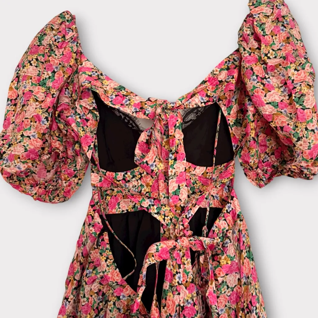 For Love & Lemons Isadora Midi Dress – Size S (NWT) - Image 4