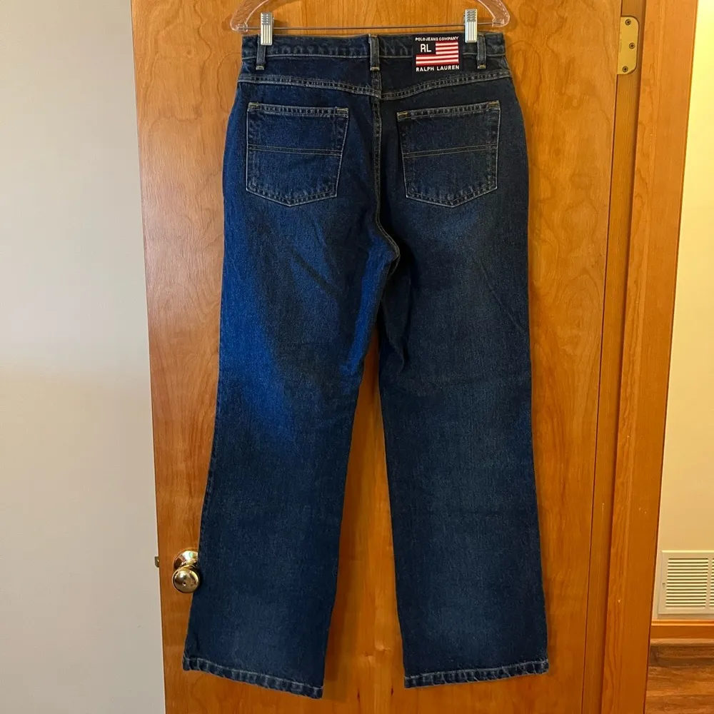 Ralph Lauren Polo Jeans Flare Vintage 90s Y2K Flag Logo Women’s Size 12 12x31 - Image 7