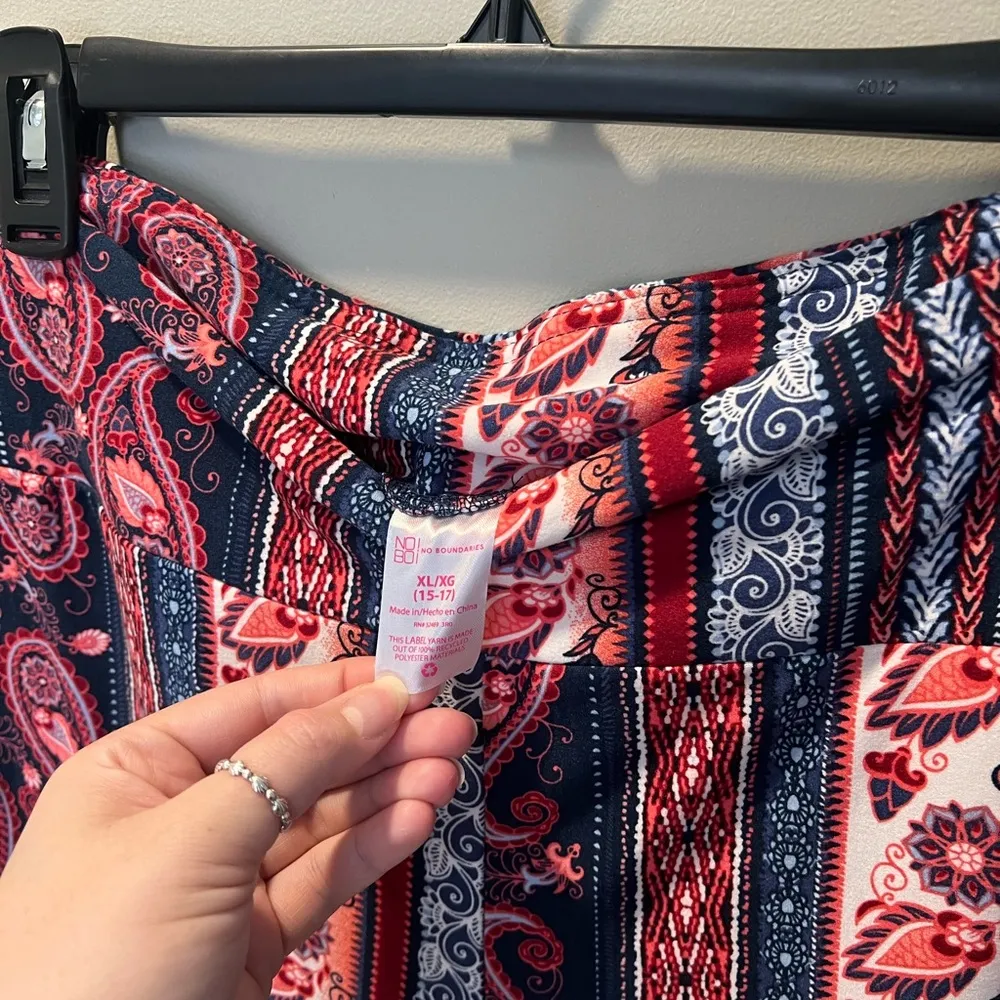 Patterned Knit Flare Pants NWT - Image 5